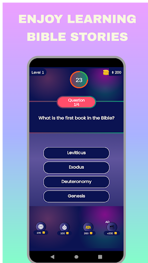 Bible Trivia Screenshot 1