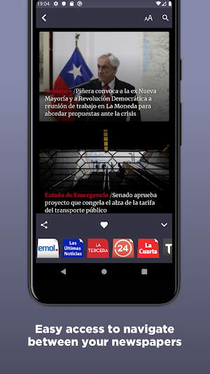 Chilean Newspapers Screenshot 2