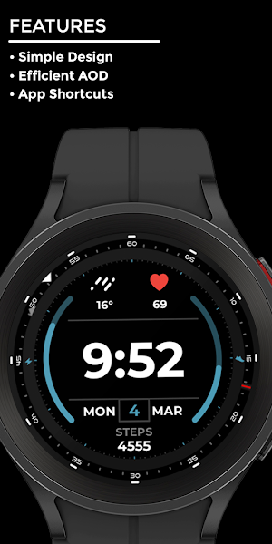 Nighty Digital 27 - watch face Screenshot 1
