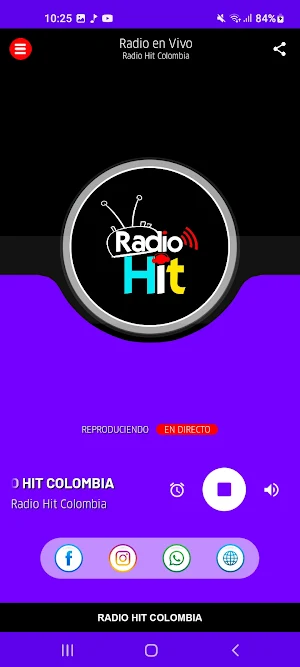 Radio Hit Colombia Screenshot 1