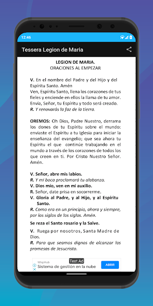 Tessera Legion de Maria Screenshot 0