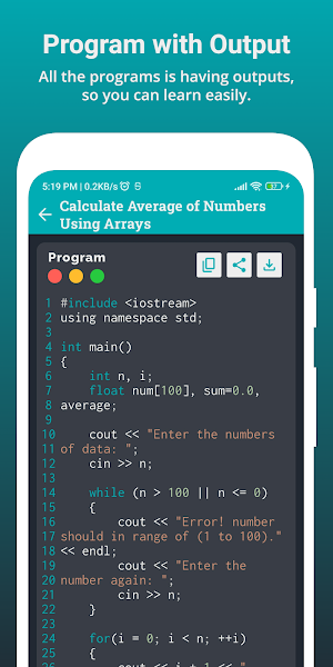 C++ Examples Screenshot 3