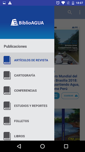 BiblioAGUA Screenshot 2