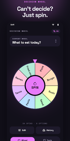 Spin the Wheel: Decision Wheel Screenshot 0