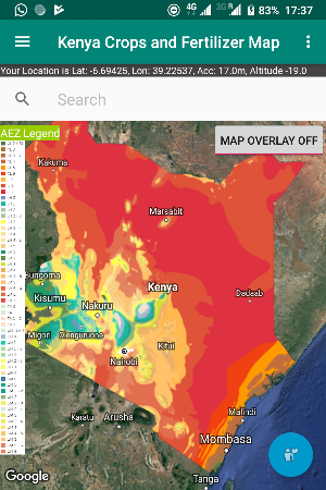 Kenya Crops and Fertilizer App Screenshot 0