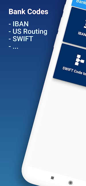 Bank Codes - US Routing, IBAN Screenshot 0
