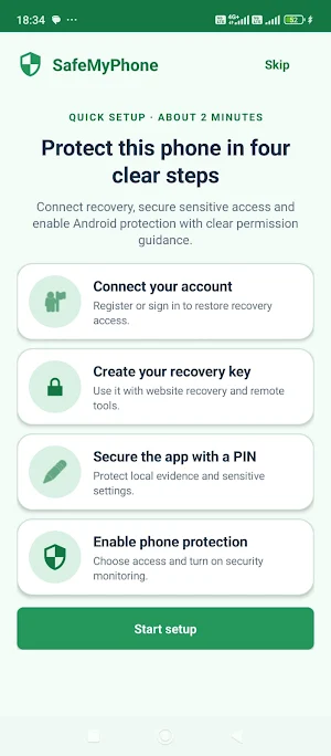 SafeMyPhone Screenshot 2