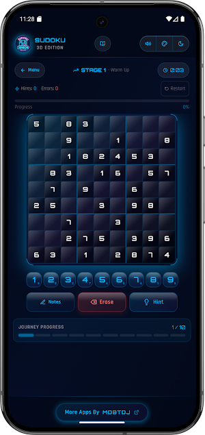 Sudoku 3DNeon Edition Offline Screenshot 2