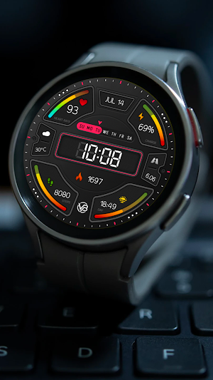 Digital Velocity Watch Face Screenshot 1