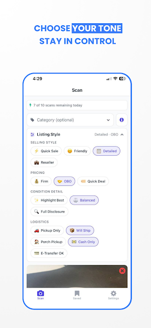 Marketplace Listing AI Copy Screenshot 2