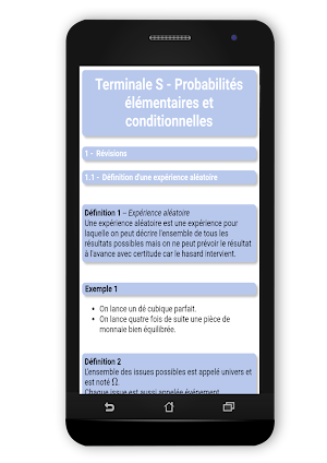 Maths TS : Probabilités Condit Screenshot 0
