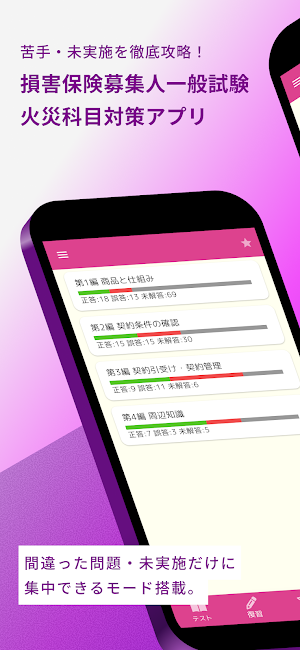 損害保険募集人一般試験 火災保険単位 問題集 Screenshot 0