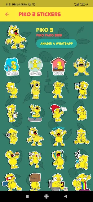 Piko Pako Bird Stickers Screenshot 3