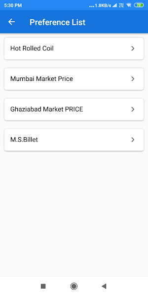 Steel Market Alerts Screenshot 1
