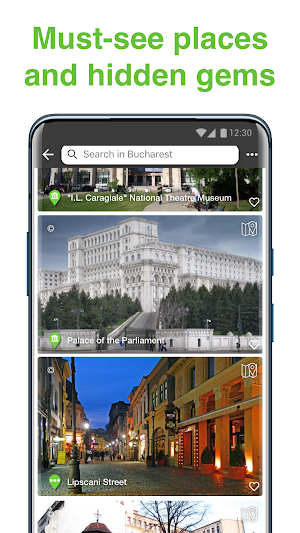 Bucharest SmartGuide - Audio Guide & Offline Maps Screenshot 2