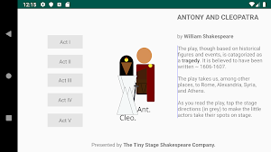 Antony and Cleopatra by William Shakespeare Screenshot 0