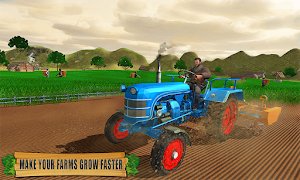 Farming Tractor Driver Simulator : Tractor Games Screenshot 2