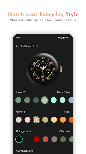 Galaxy Ultra Watch Face Screenshot 2