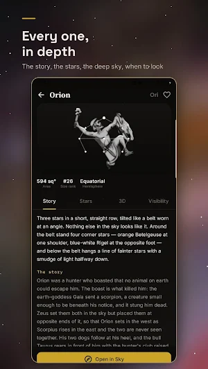 Star map Screenshot 3