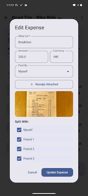 Smart Travel Expense Tracker Screenshot 1