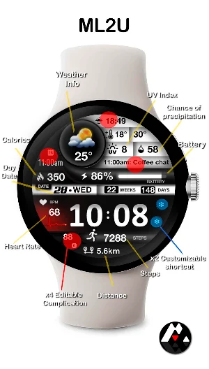 ML2U 264 Watch Face Screenshot 1