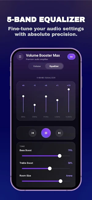 Volume Booster Max: EQ & Amp Screenshot 1