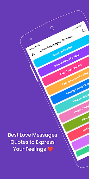 Love Messages - Romantic SMS Screenshot 0