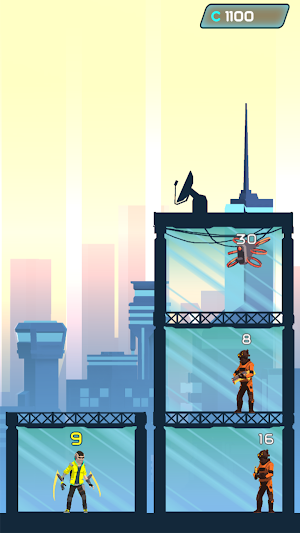 Cyberpunk Edge: Tower War TD Screenshot 0