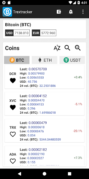 Trextracker Screenshot 0