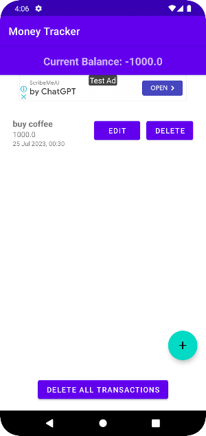 Money Tracker: Expense Manager Screenshot 0