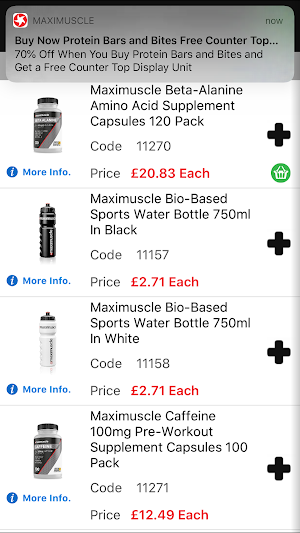 Maximuscle Screenshot 3
