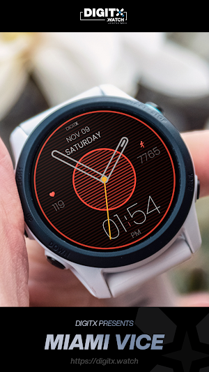 Miami Vice Hybrid Watch Face Screenshot 0