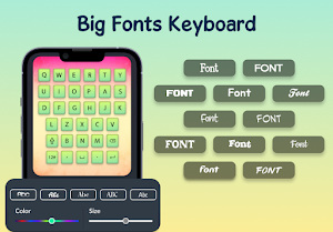 Big Letters & Numbers Keyboard Screenshot 1