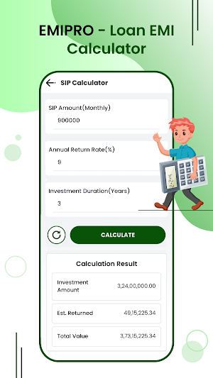 EMIPRO - Loan EMI Calculator Screenshot 1