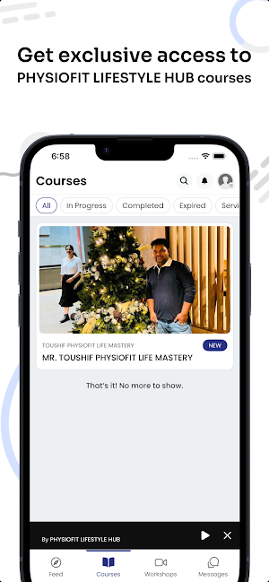 Physiofit Lifestyle Hub Screenshot 2