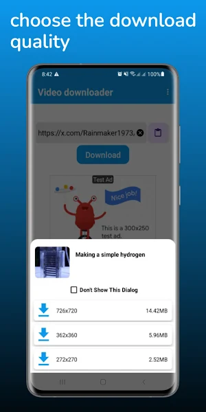 Twitter Video Saver Screenshot 1