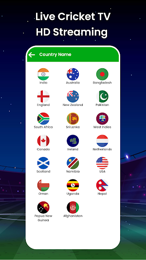 Live Cricket TV HD Streaming Screenshot 2