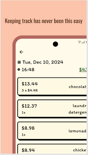 Price Cal - Shopping tracker Screenshot 3
