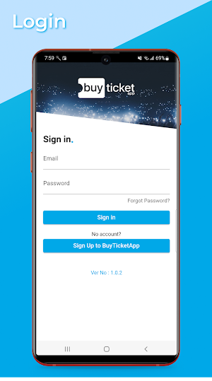 BuyTicket App Screenshot 1