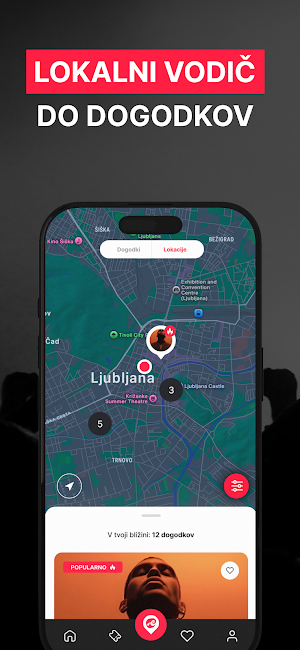 eventfinderapp: Nearby events Screenshot 1