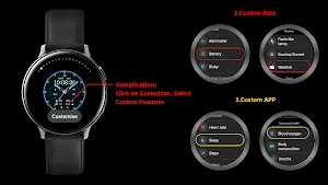 Blue Light Quartz For Wear OS Screenshot 1