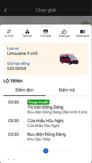 Duy Quang Limousine Screenshot 3