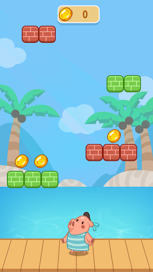 Cute Piggy Jump Screenshot 0