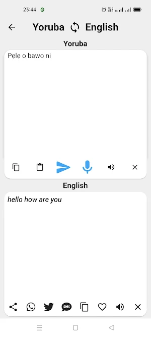 Yoruba To English Translator Screenshot 1