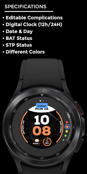 Nighty Digital 11 - watch face Screenshot 3