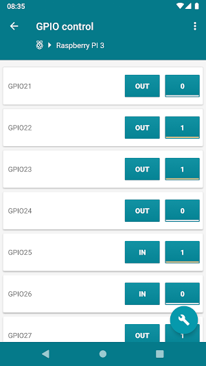 RaspController Screenshot 2