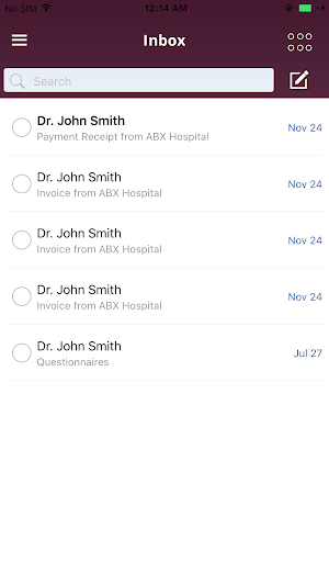 Be Well PHR Screenshot 1