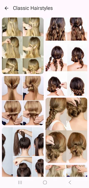 Easy Hairstyles Step By Step Screenshot 1