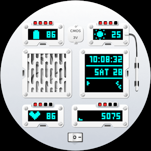 Retro Splash Watch Face Screenshot 1