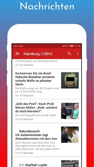 Hamburg Zeitung Screenshot 1